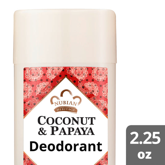 Nubian Heritage - Coconut Papaya deodorant (1 x 2.25 oz)