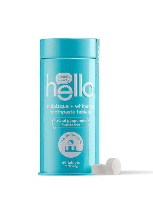 Hello Toothpaste tablet's antiplaque whitening (1 x 60 tab)