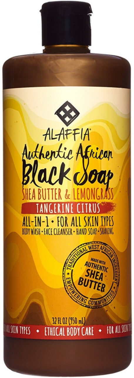 Alaffia - Black Soap Tangerine Citrus (1 x 32 oz  )