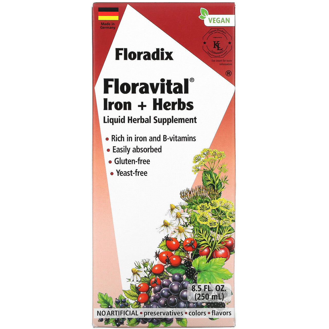 Flrdx flravtal iron+herb ( 1 x 8.5 oz   )